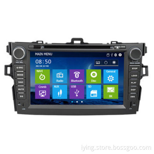 Special Car DVD Player for Toyota Corolla 2007-2011